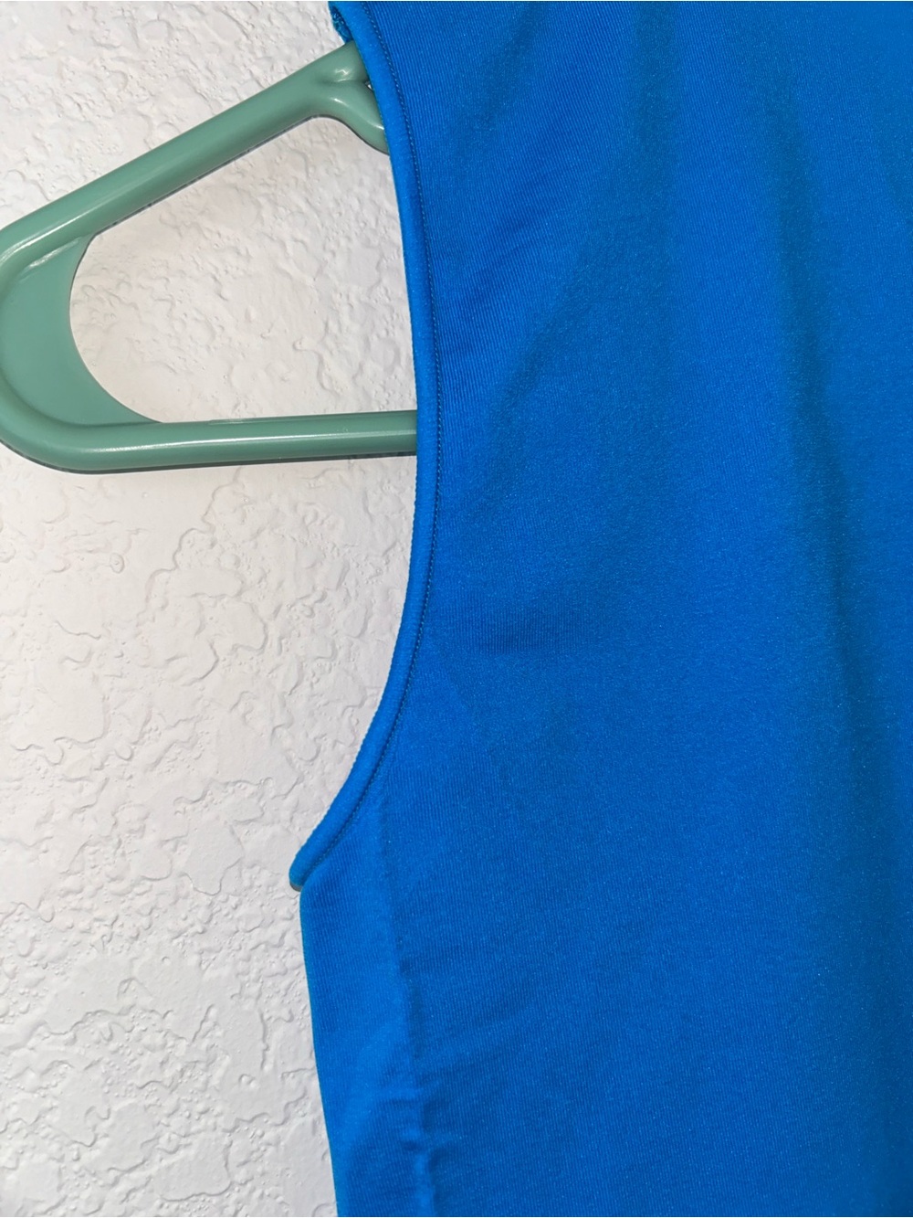 SKIMS Fits Everybody High Neck Bodysuit Neon Blue XL Like New - Picture 6 of 8